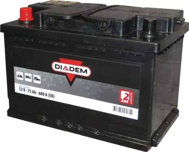Batterie Diadem 12v-75ah/710a + à gauche