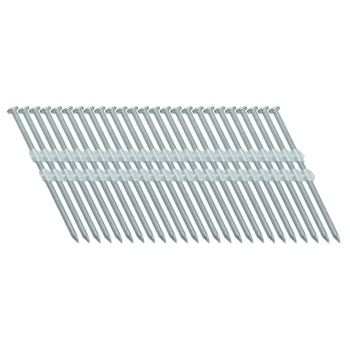 BECK Bandes plastiques Clous à tête ronde RN 21° 2,9 x 75 mm anneau galvanisé 12µ