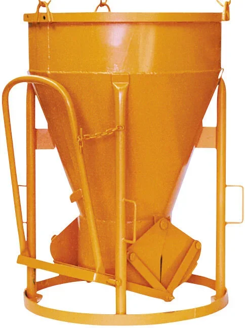 Benne à béton EICHINGER 4000 L cylindro-conique fond ouvrant -1013V20