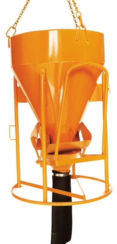 Benne à béton EICHINGER 600 L à tuyau cylindro-conique à entonnoir-Mécanique sans volant-10169
