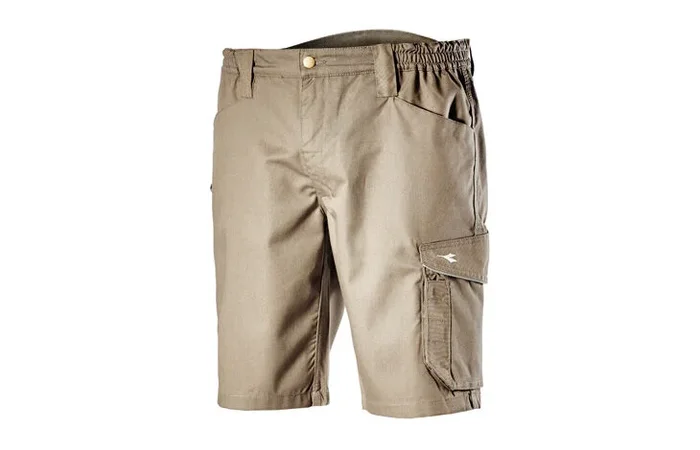 BERMUDA DE TRAVAIL DIADORA POLY AVEC POCHES BEIGE – 161758250700
