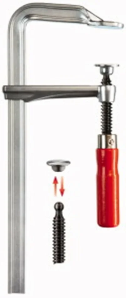 Bessey GZ100 – Presse à vis tout acier avec poignée bois GZ – 1000 x 120