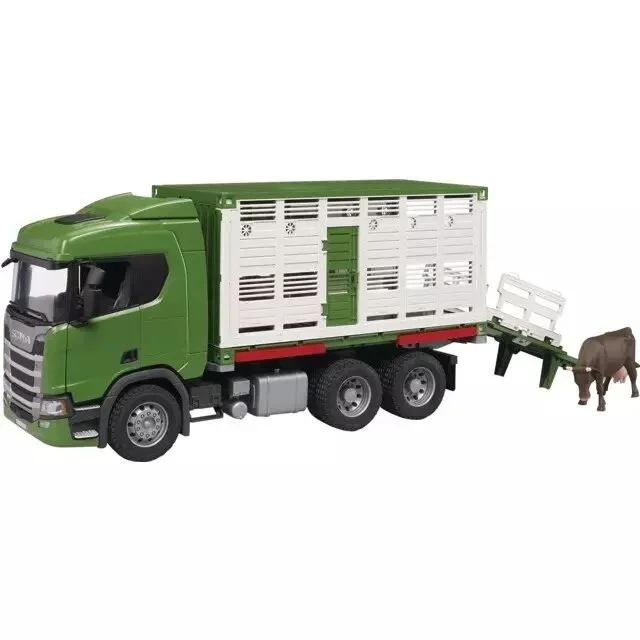 Bétaillère Scania r-séries avec un animal 1/16eme Bruder