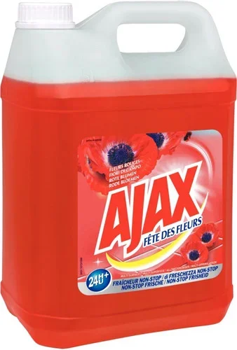 Bidon 5 litres détergent multi-usages senteur fleurs rouges