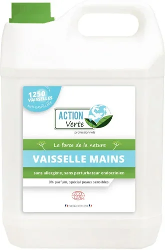 Bidon de 5 litres de liquide vaisselle mains peaux sensible