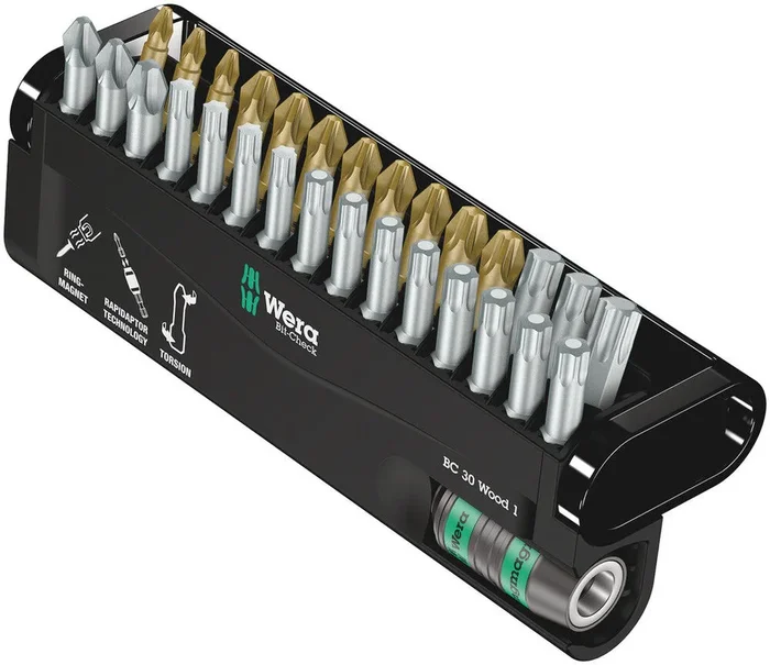 Bit-Check 30 Wood 1 Bit-Check 30 Wood 1 WERA – 05057433001