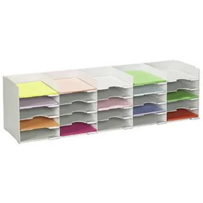 Bloc classeur 25 cases Fastpaperflow – gris