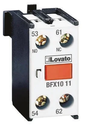 Bloc de contact auxiliaire Lovato 2 contacts 2 N/F à vis