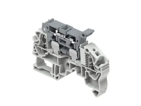 Bloc de jonction modulaire Entrelec 1SNK7084, 0.5 – 6mm², Cage à ressort, Gris