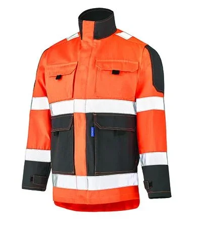BLOUSON FLUO TECH ORANGE FLUO / GRIS CHARCOAL HAUTE VISIBILITE CEPOVETT – 22-9282-8267-2227