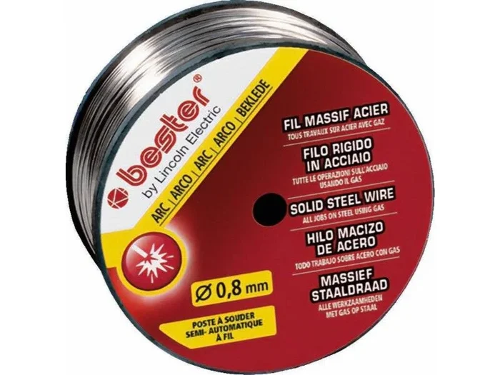 Bobine de fil acier 0,8mm 200mm 5kg BESTER – 55012