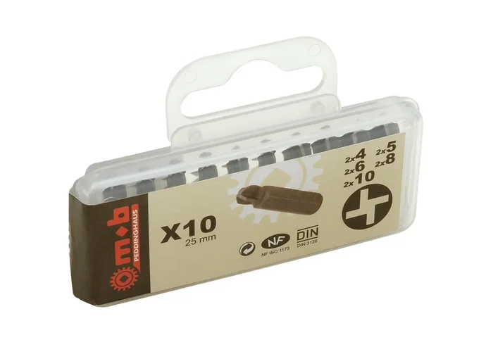 BOITE 10 EMBOUTS NUS 1/4 TORQ SET NO5 MOB – 919K051401