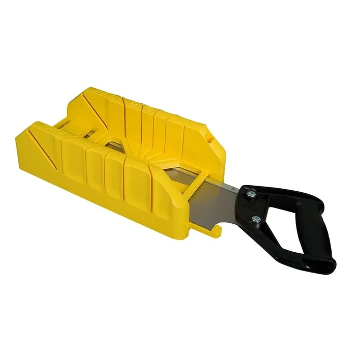 Boite à coupe holster en plastique + scie à dos intégrée – 1-19-800 – STANLEY