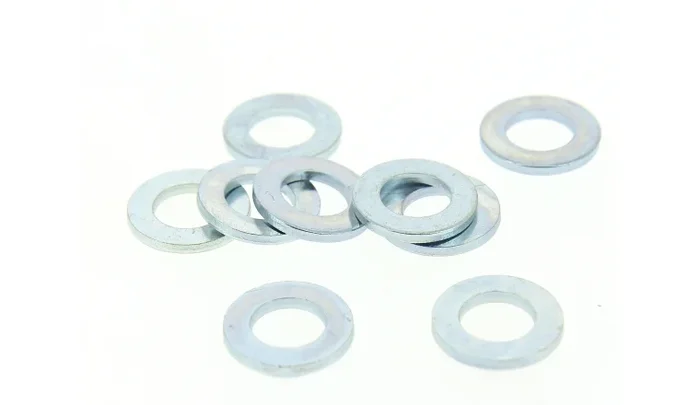 Boîte de 100 Rondelles Plates Etroites Ø 12 mm Acier Zingué