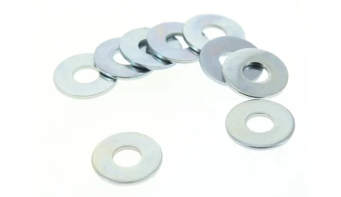 Boîte de 100 Rondelles Plates Larges Ø 20 mm Acier Zingué