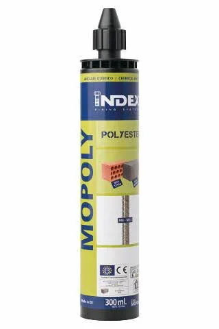 Boite de 12 Cartouche INDEX scellement chimique polyester -MOPOLY170