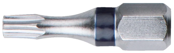 Boite de 5 embouts de vissage à code couleur TORSIONpower®, L. 25 mm – 1/4 » – TORX® percé, T10 KS TOOLS – 918.3606