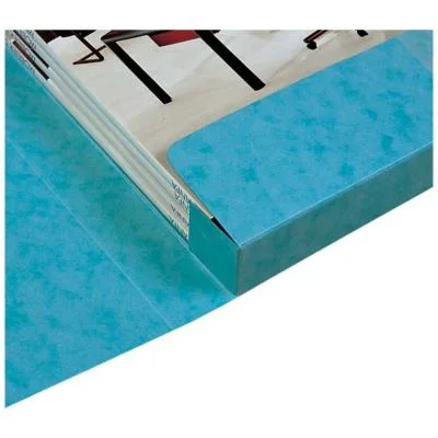 Boîte de classement Cartobox – 3 rabats et élastiques – carte 7/10è – dos 6 cm – vert
