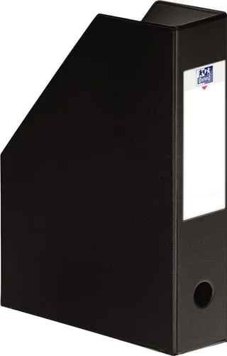 Boite de classement en PVC à pan coupé dos 7 cm noir