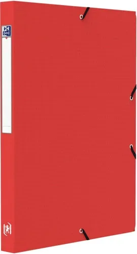Boite de classement MEMPHIS en polypropylène, dos de 25 mm, coloris rouge
