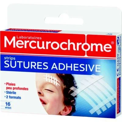 Boîte de strips sutures adhésives Urgo – Boîte de 16