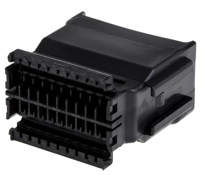 Boitier de connecteur Femelle, 20 contacts sur 2 rangs, pas 2.5mm, Droit, série MULTILOCK 040