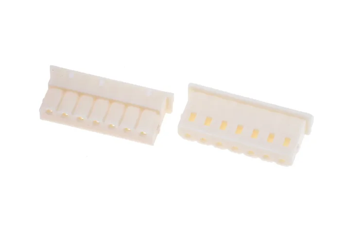 Boitier de connecteur Femelle, 7 contacts 1 rang , pas 2.5mm, Droit, Montage sur câble, série SPOX