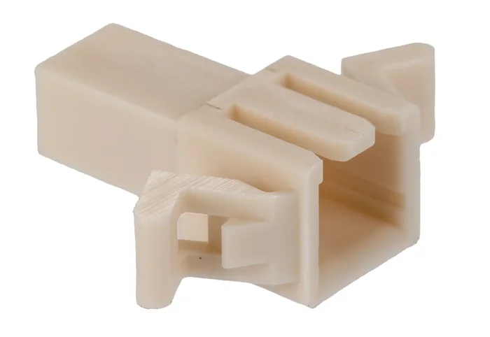 Boitier de connecteur Mâle, 2 contacts 1 rang , pas 2.5mm, Droit, Montage panneau, série SPOX