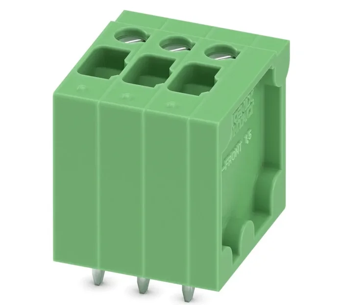 Bornier pour CI Phoenix Contact 3 contacts pas de 3.81mm série FRONT 1.5-V-3.81- 3