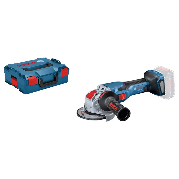 Bosch 06019H6400 – Meuleuse angulaire sans fil GWX 18V-15 C C&G – machine seule – capot de protection, poignée Vibration Control