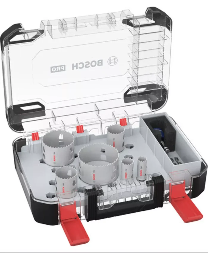 Bosch 2608594424 PRO Multi Material 9-piece hole saw set with Power Change plus