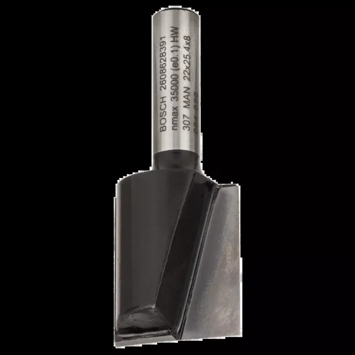Bosch 2608628391 – Fraise à rainurer droit 8 mm, D1 22 mm, L 25 mm, G 56 mm