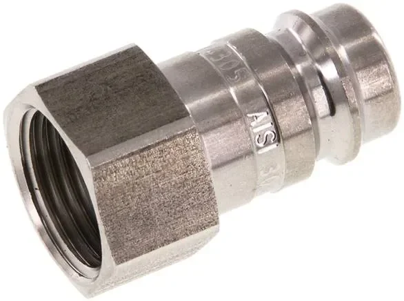Bouchon d’accouplement (NW10) G 3/8″(IG), acier inoxydable