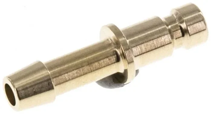 Bouchon d’accouplement (NW2.7) tuyau 4 mm, laiton