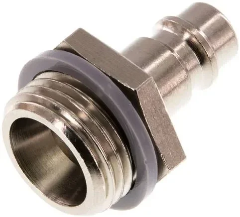 Bouchon d&rsquo;accouplement (NW7.2) G 1/2&Prime;(AG), laiton nickelé
