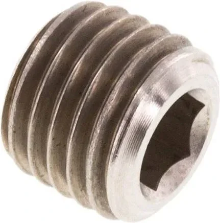 Bouchon de fermeture sct. int. M 12×1,5 (conique), V4A