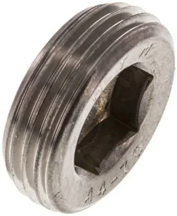 Bouchon de fermeture sec. R 1″, V4A