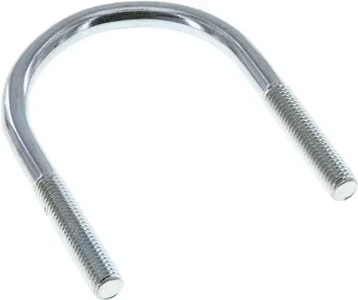 Bouchon en acier rond, M 12, 76,1mm, acier galvanisé