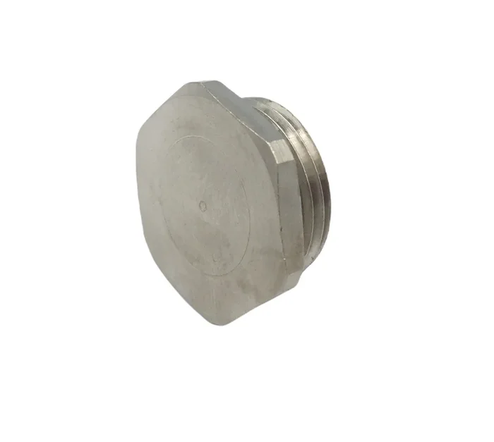 Bouchon obturateur Capri M25, Ø 28mm, Ø de perçage 28mm, en Laiton nickelé, acier inoxydable