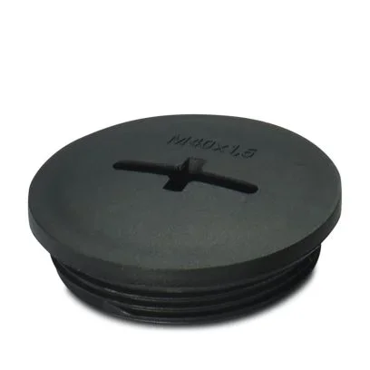 Bouchon obturateur Phoenix Contact M40, Ø 40mm, Ø de perçage 46mm, en Polyamide
