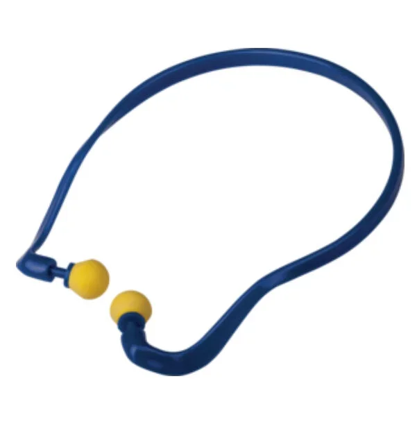 BOUCHONS D&rsquo;OREILLES DELTA PLUS RONDS RELIÉS PAR ARCEAU – SNR 20 DB – CONICMOVE01VE