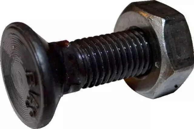 Boulon tête fraisée collet carre 12×60 mm 8,8 brut goizin