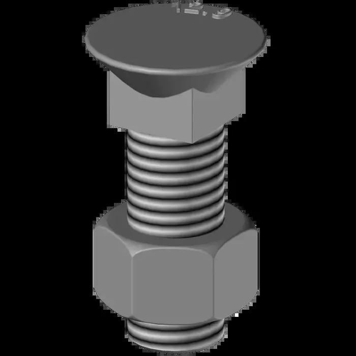 Boulon tête fraisée collet carrée 12*40 mm