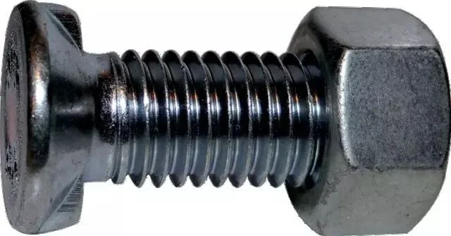 Boulon tête fraisée deux ergots 10×30 mm 8,8 zingue