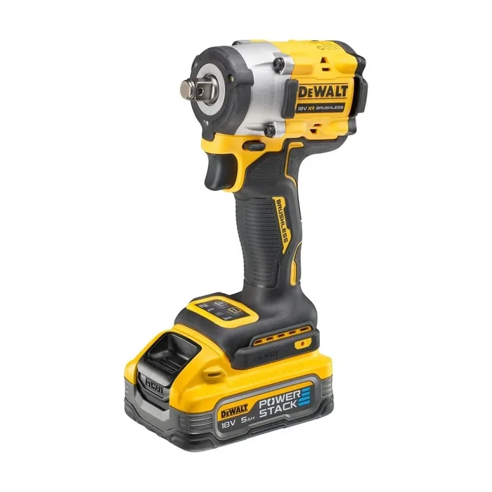 Boulonneuse 1/2 » XR 18 V 5 Ah Brushless 406 Nm – jonc de sécurité – POWERSTACK – DCF921H2T-QW – DEWALT