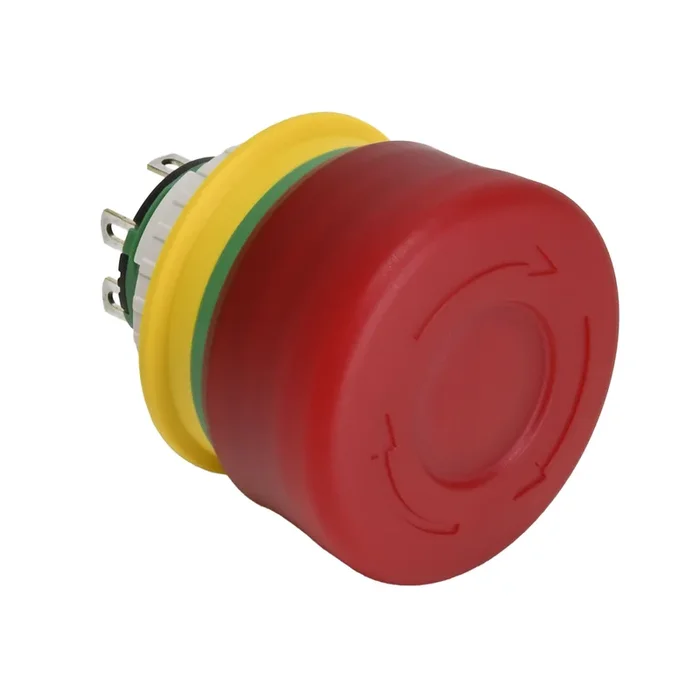 Bouton d’arrêt d’urgence Idec XA1E, Montage panneau, dia. 16mm