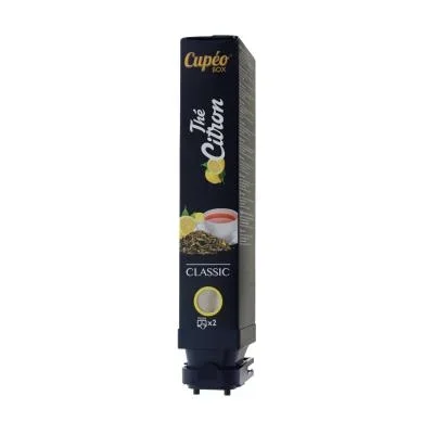 BOX Cartouche de boissons chaudes Cupéo – 65 tasses – Thé citron