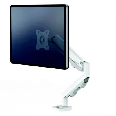 Bras porte-écran articulé simple Fellowes EPPA – blanc