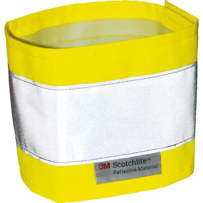 Brassard de securite haute visibilite ARMYARD 45×10 cm Taille unique