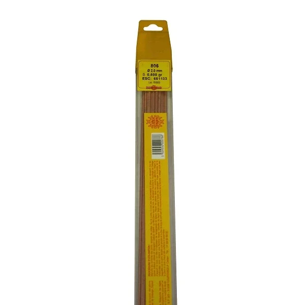 Brasure 806 pour Cuivre 5% d’argent D2mm paquet de 500g Castolin